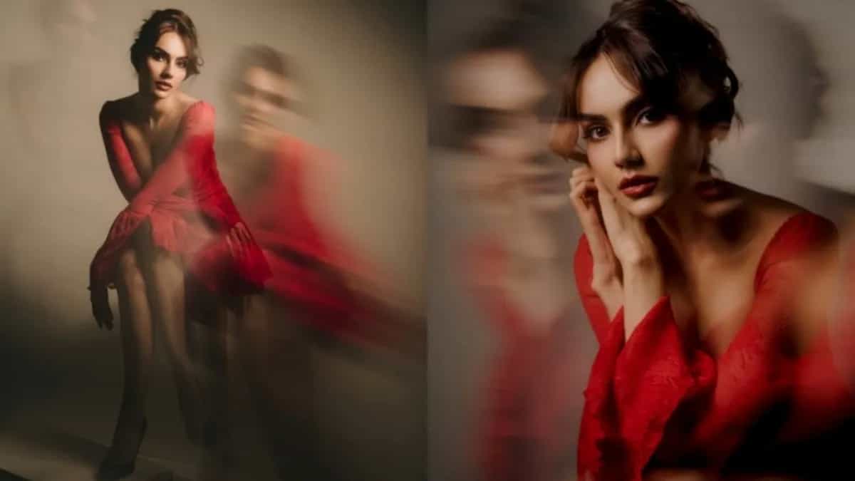 Shreya Sharma Goes Bold In Red For A Moody New Shoot