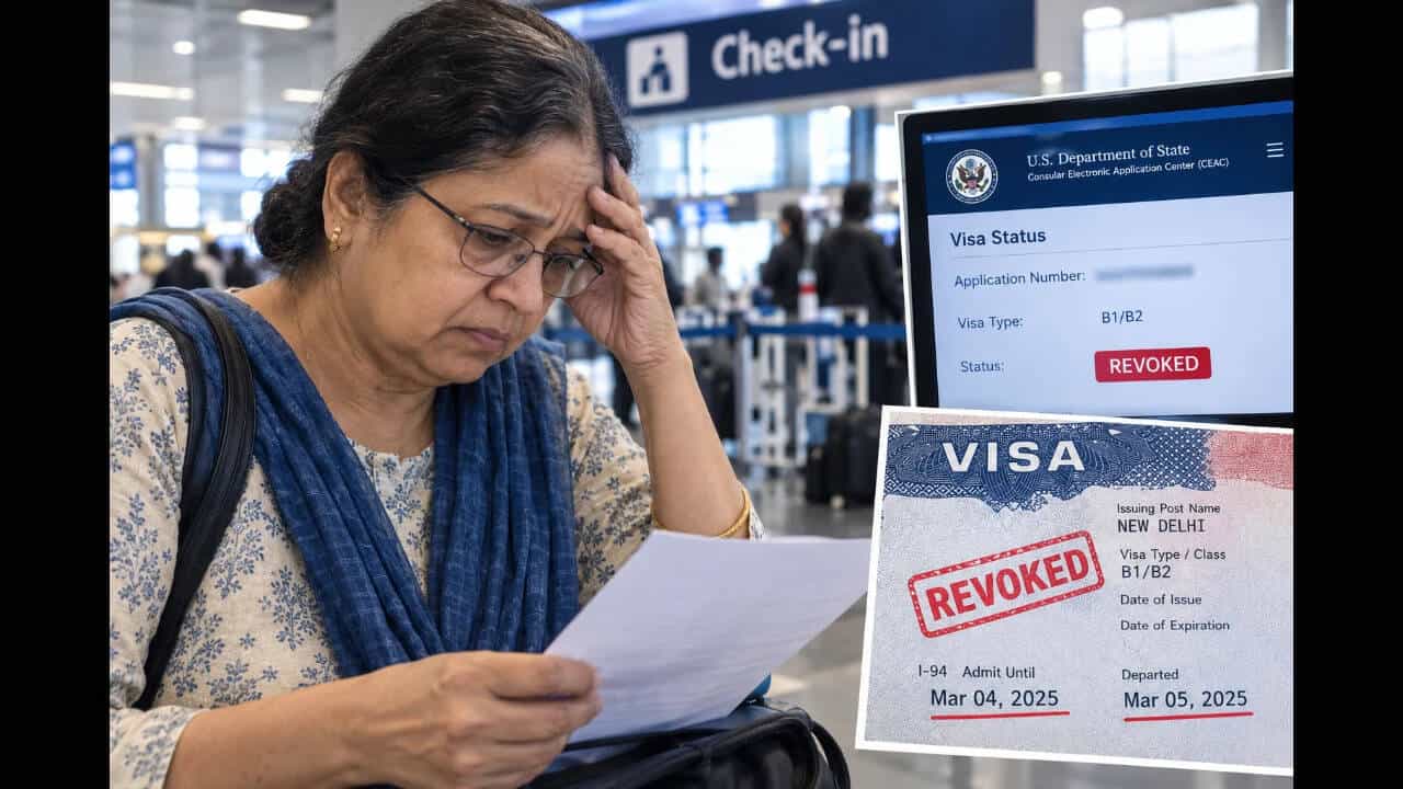 Visa Revoked for One-Day Overstay in the US: NRI Shares Mother-in-Law's Case