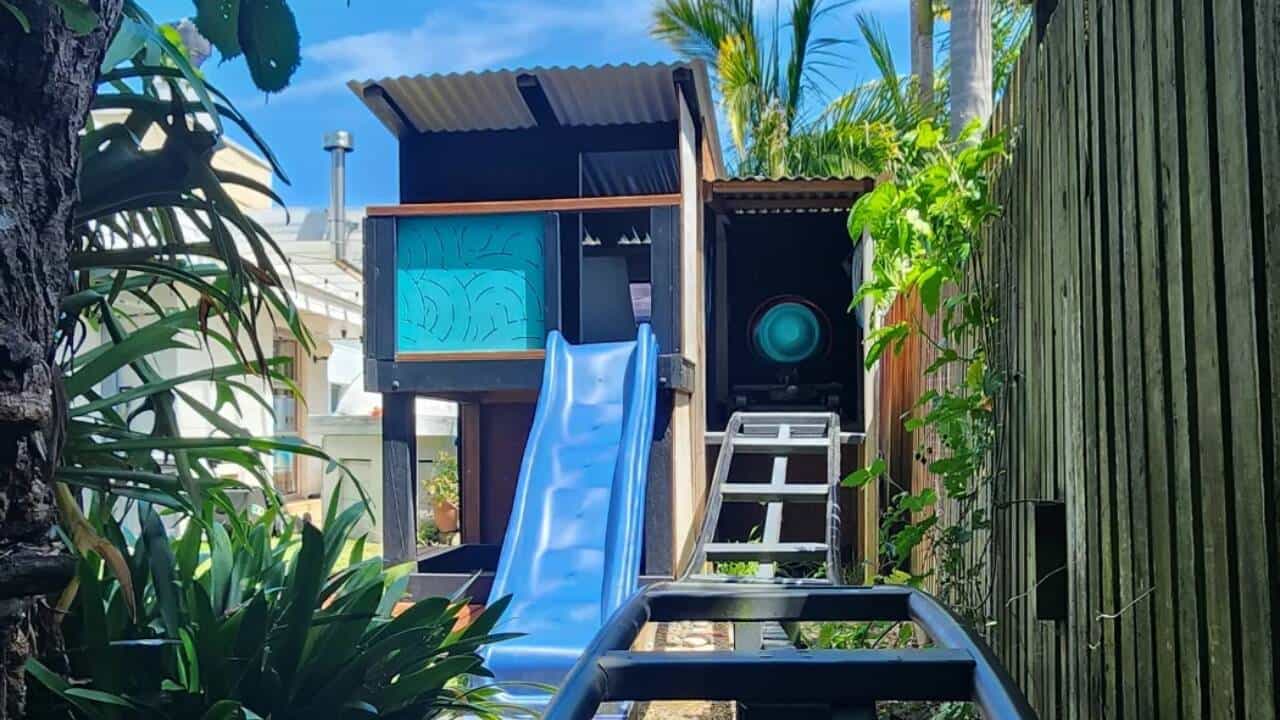 Auckland Father Builds Backyard Roller Coaster for Kids During Lockdown