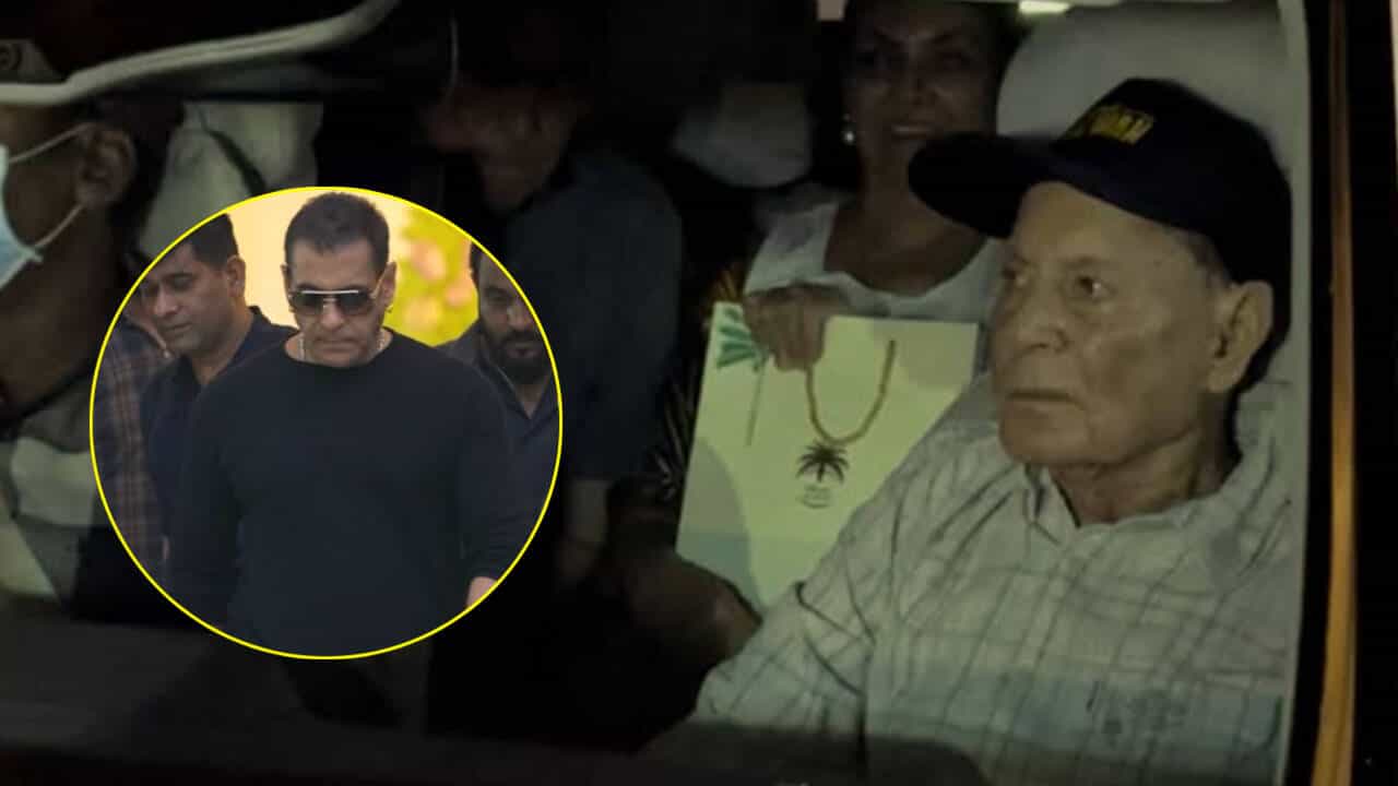 Salim Khan Makes Rare Public Appearance at Granddaughter Sipaara's First Birthday