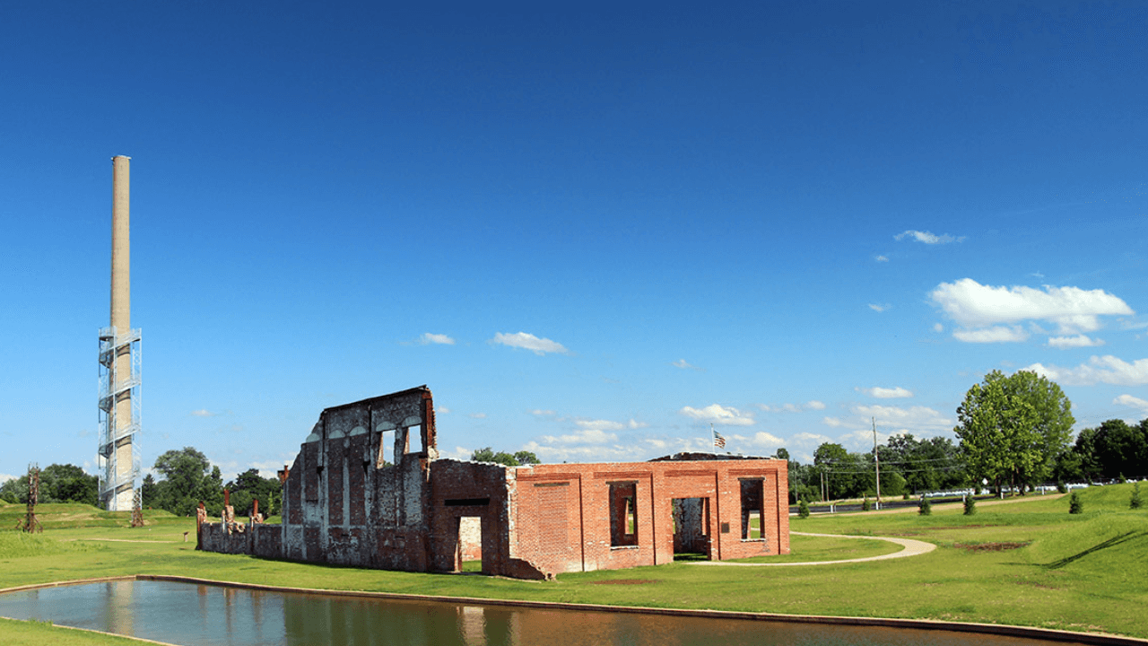 Ohio's Former Glass Factory Site Transformed into Public Park