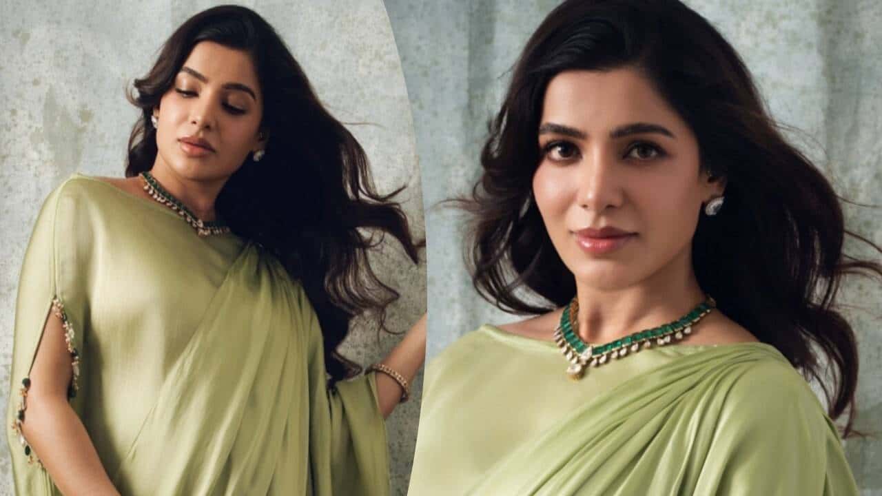 Samantha Ruth Prabhu Shows Baby Bump in Green Dress, Shares Pregnancy Moments