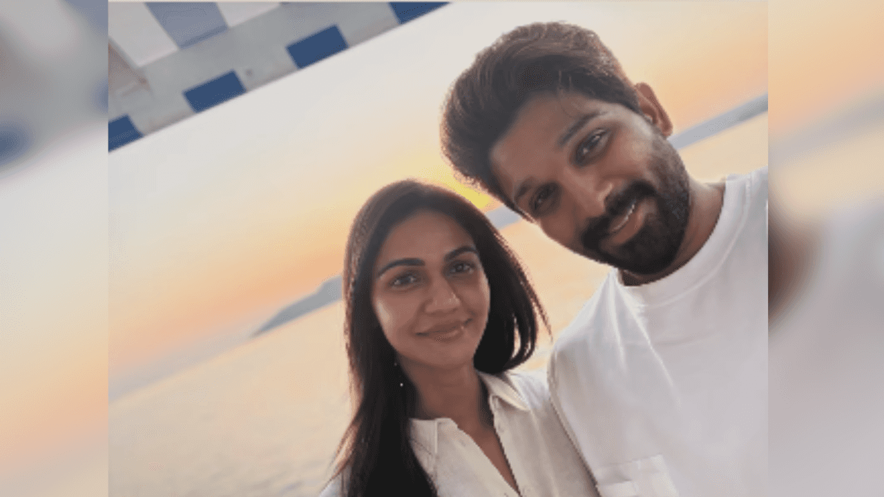‘Raaka’ Star Allu Arjun Celebrates Wife Sneha Reddy's Birthday with Romantic Selfie