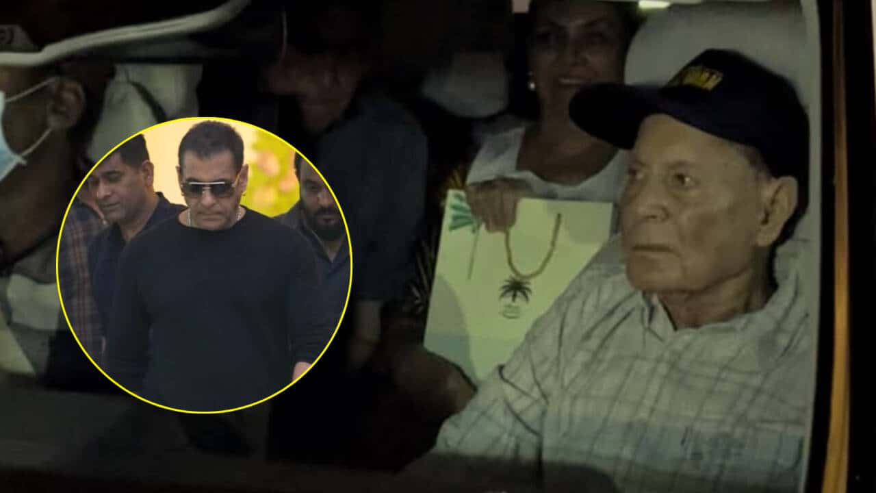 Salim Khan Makes Rare Public Appearance at Granddaughter Sipaara's First Birthday