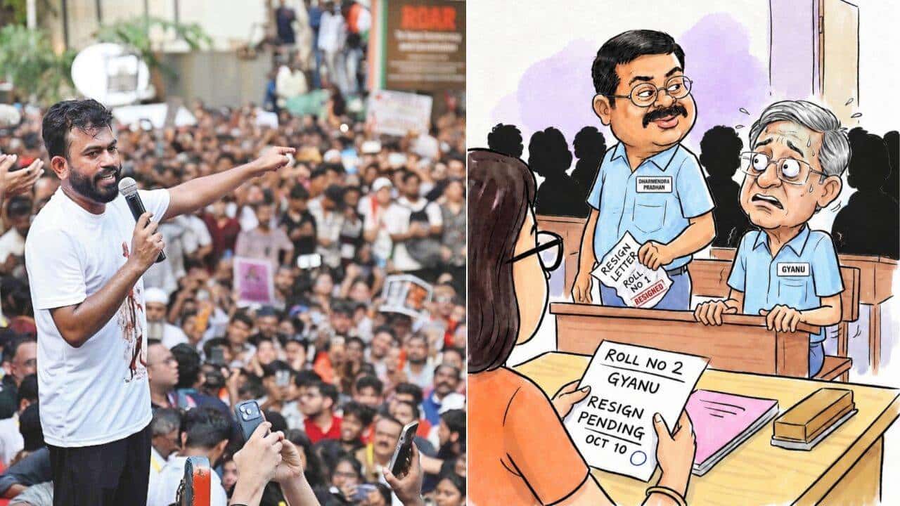 'रोल नंबर 1, इस्तीफा दिया सर, रोल नंबर 2, पीछे सर!': CJP ने प्रधन पर तंज कसा, ग्यानेश के खिलाफ अभियान के बीच