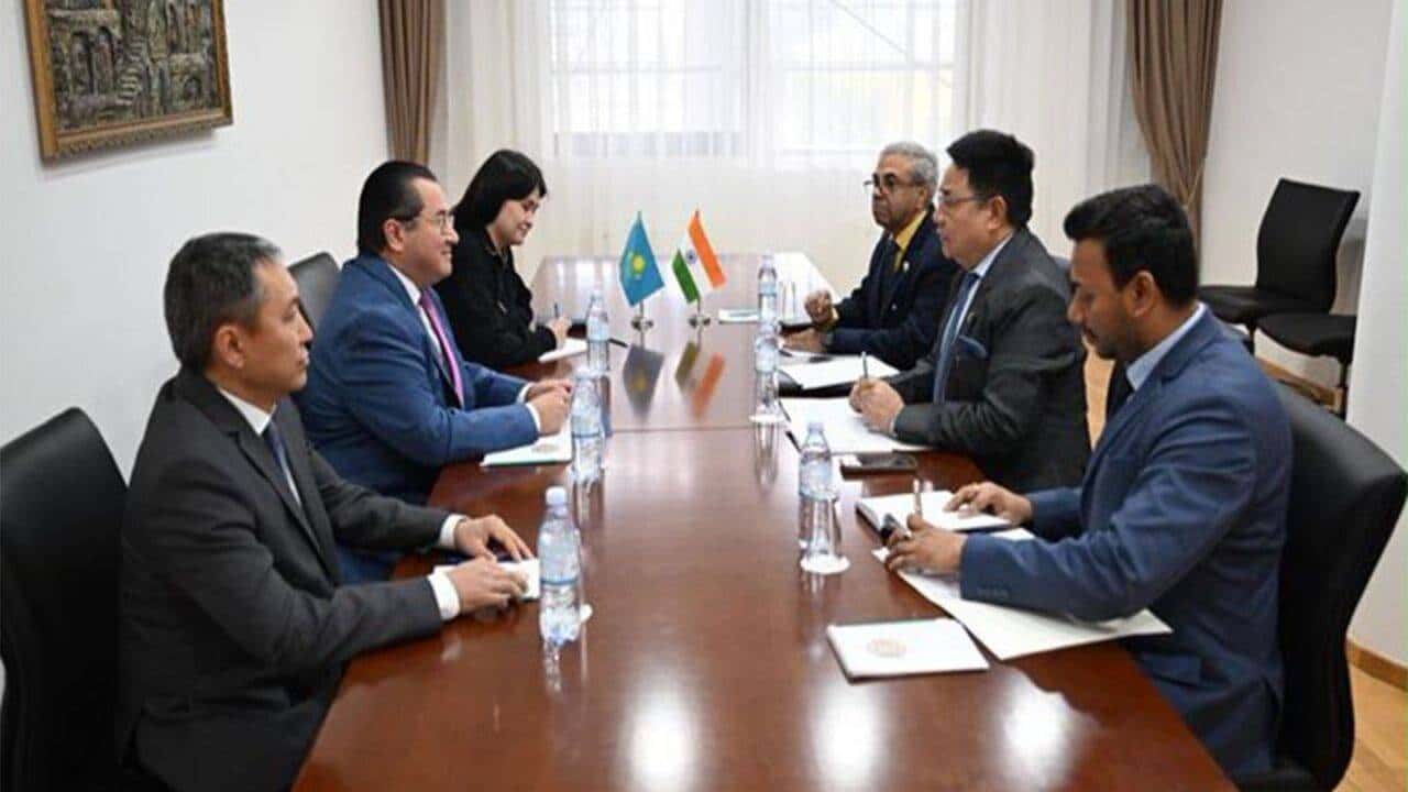 India and Kazakhstan Review Bilateral Ties, Vow to Deepen Partnership