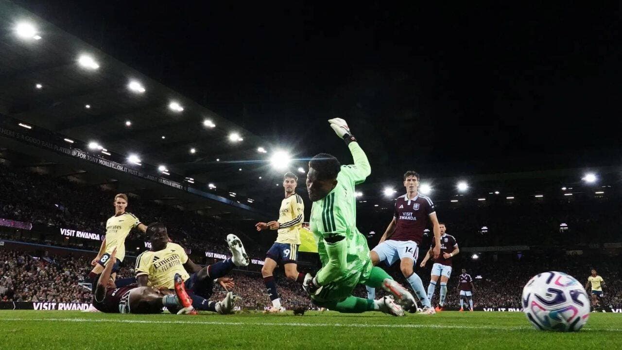 Japanese Zion Suzuki Makes Premier League History, But Bukayo Saka Sinks Aston Villa