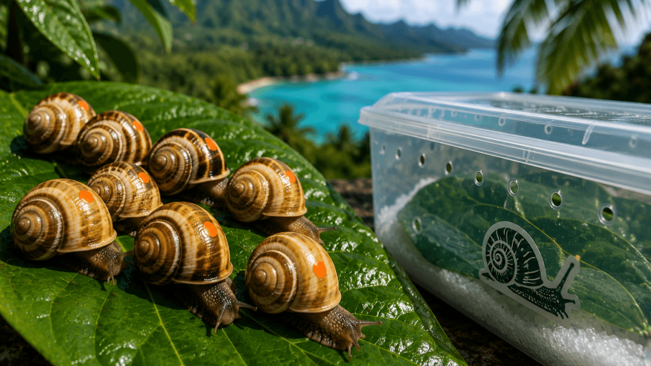 Detroit Zoo Sends 500 Partula Snails Back to Tahiti After 37 Years of Conservation Efforts