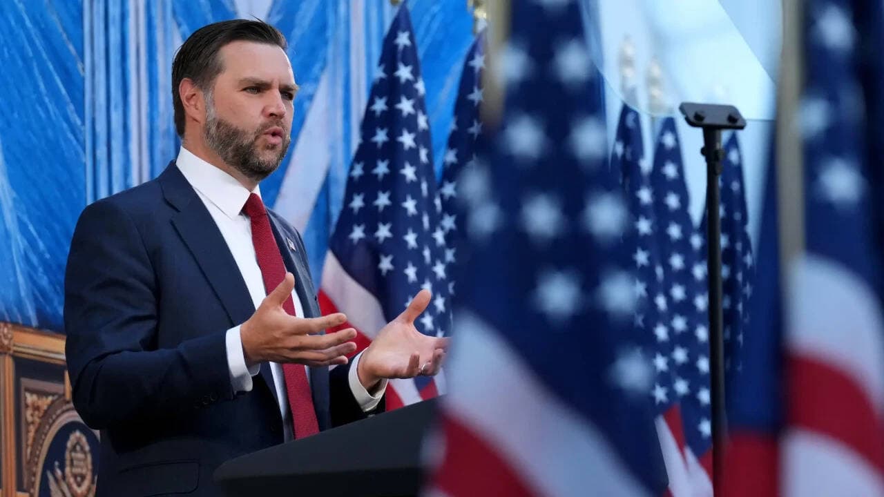 JD Vance Reveals Weight Loss Secret, Surprised by Question at Press Conference