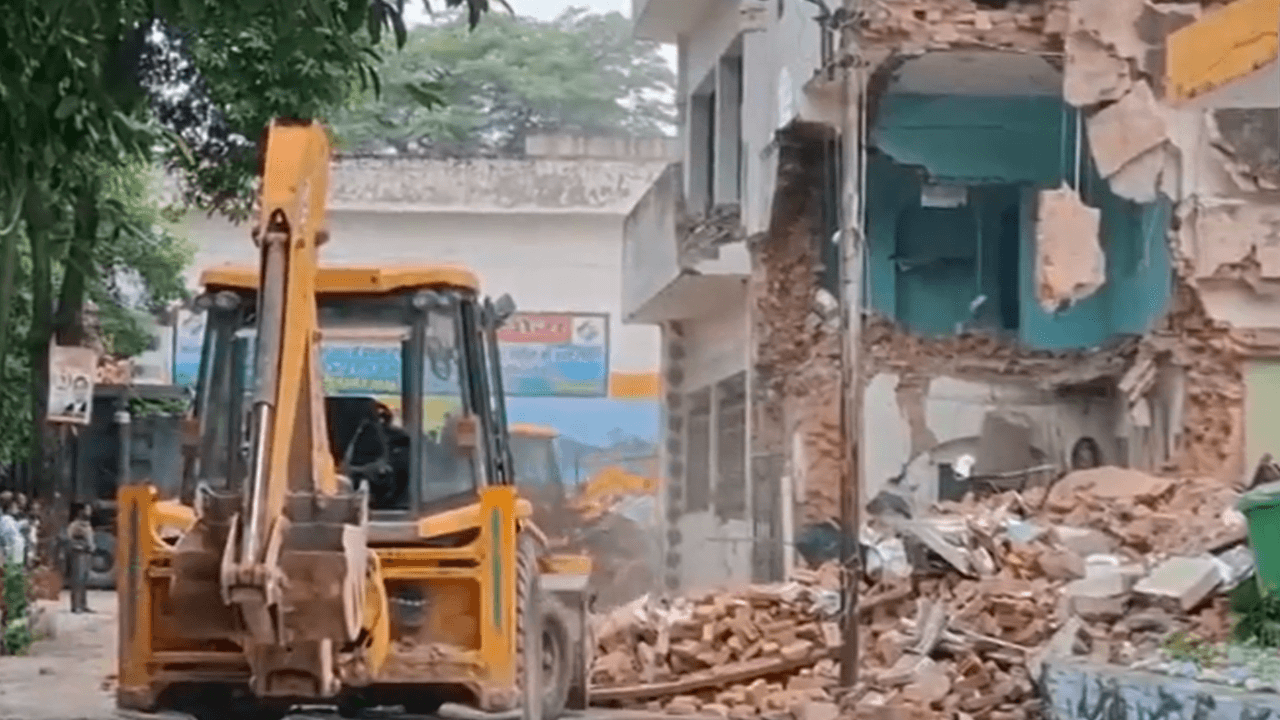 Saharanpur: Illegal Mosque Inside DM Office Complex Demolished Under High Security