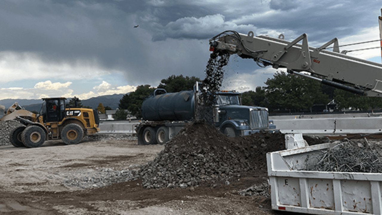Utah Recycles 15,000 Cubic Yards of Highway Concrete for New Interchanges