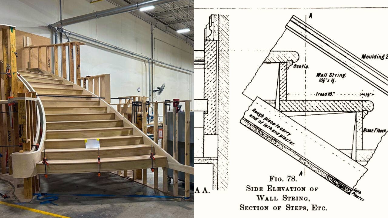Newport Mansion Restoration Features 1500s Staircase Technique