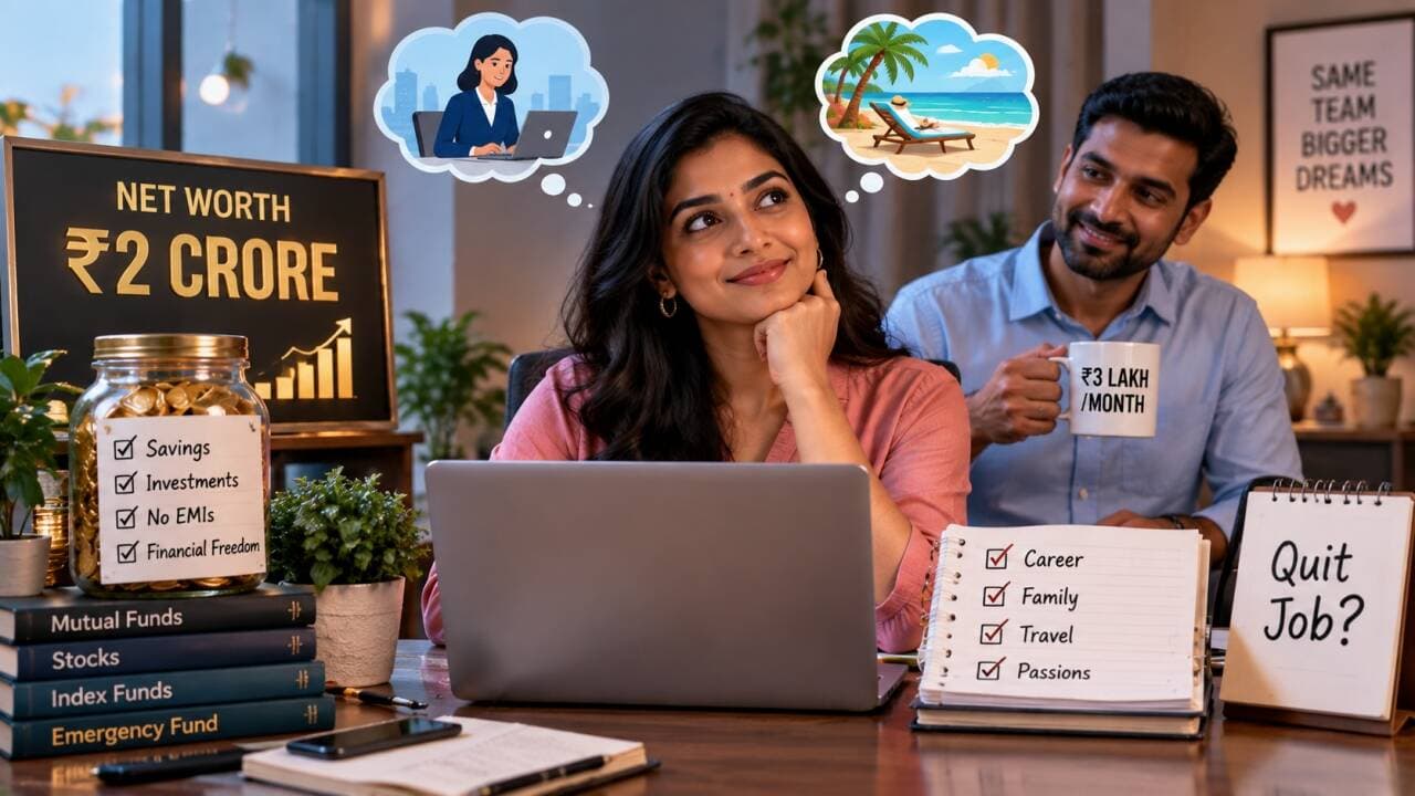 28 वर्षीय महिला, जिनका नेट वर्थ 2 करोड़ रुपये है, नौकरी छोड़ने पर विचार कर रही हैं