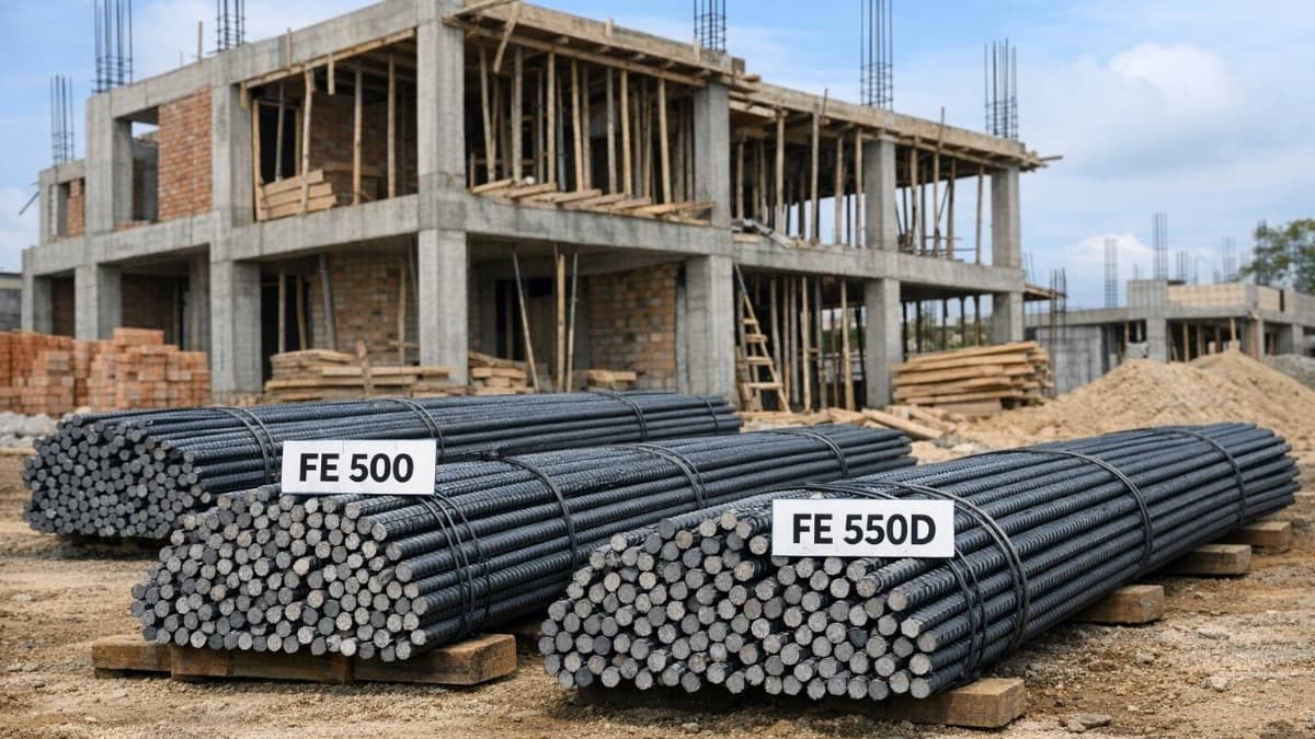 सरिया में Fe 500 और Fe 550D की समझ