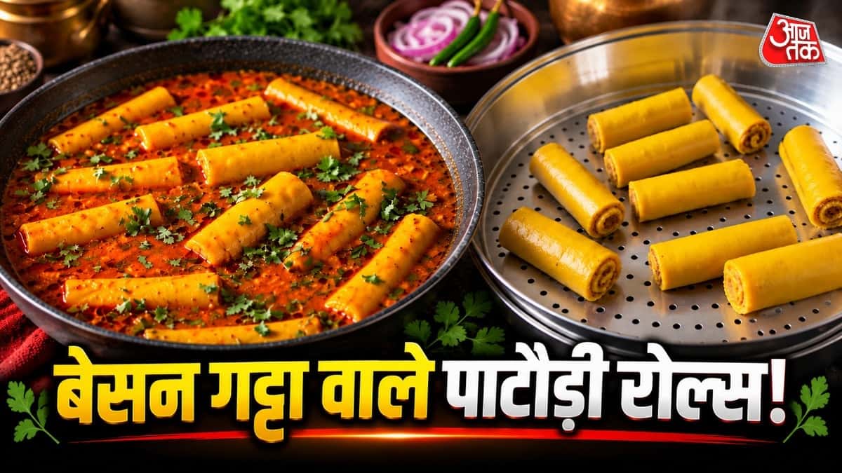 Besan Gatta Patodi Rolls Recipe: Quick Rajasthani Dish at Home