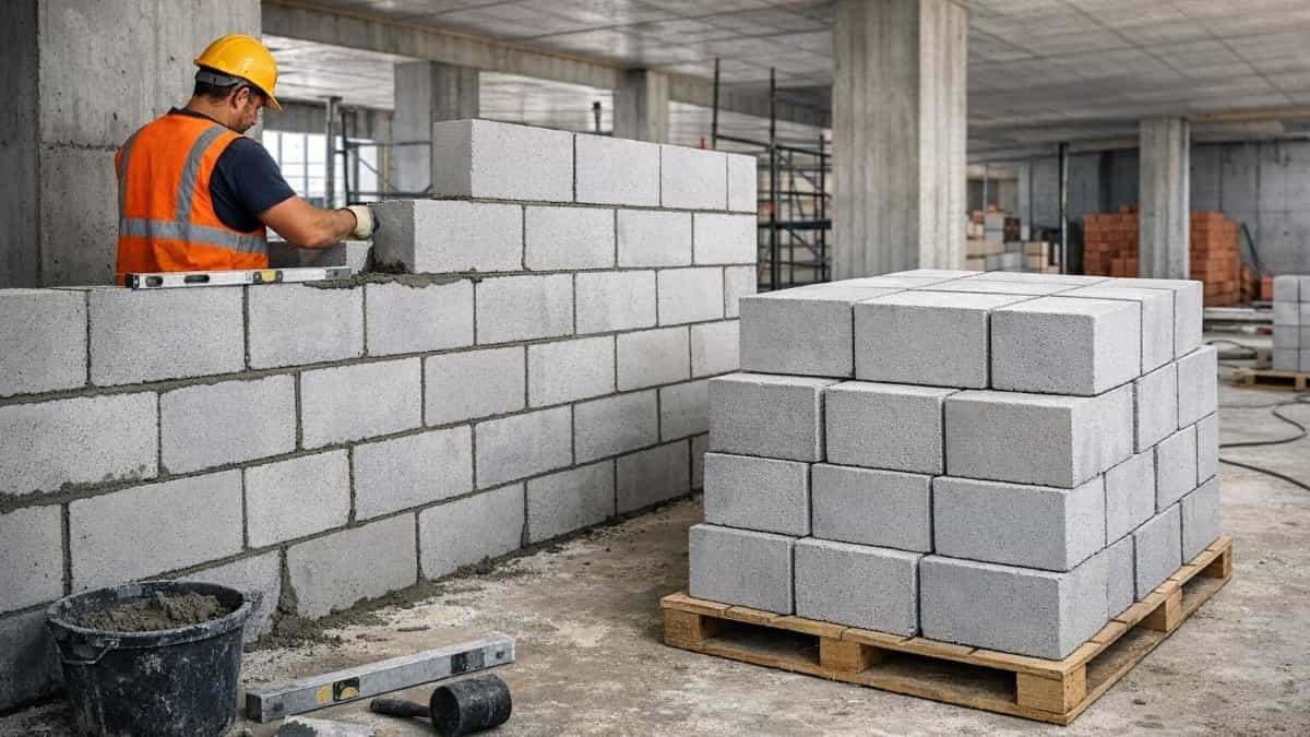 Foam Bricks Replace Traditional Red Bricks in Construction