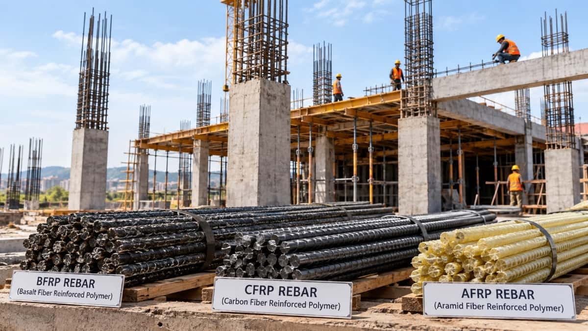 Comparing Costs of BFRP, CFRP, and AFRP Fiber Rods to Steel