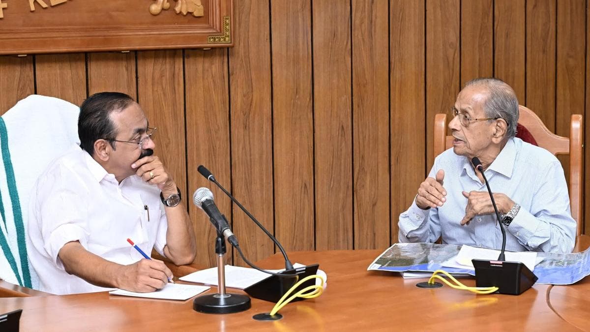 Sreedharan and Keralam CM Satheesan Discuss Key Connectivity Projects